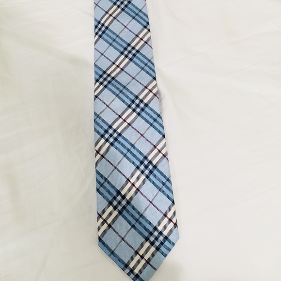 burberry ties blue